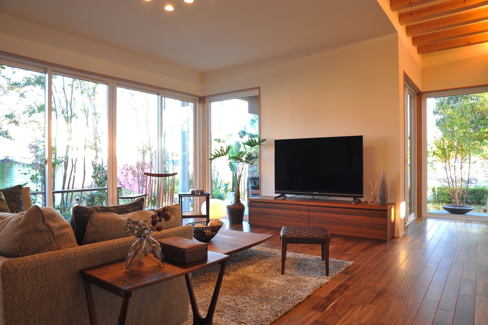 人と 自然と つながる家 北九州の住宅展示場ならrkb住宅展