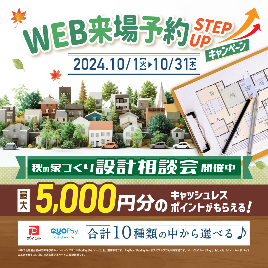 WEB来場予約STEPUPキャンペーン