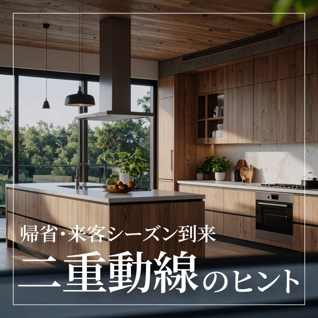 帰省・来客シーズン到来！ゲストも家族も気まずくない“二重動線”のヒント