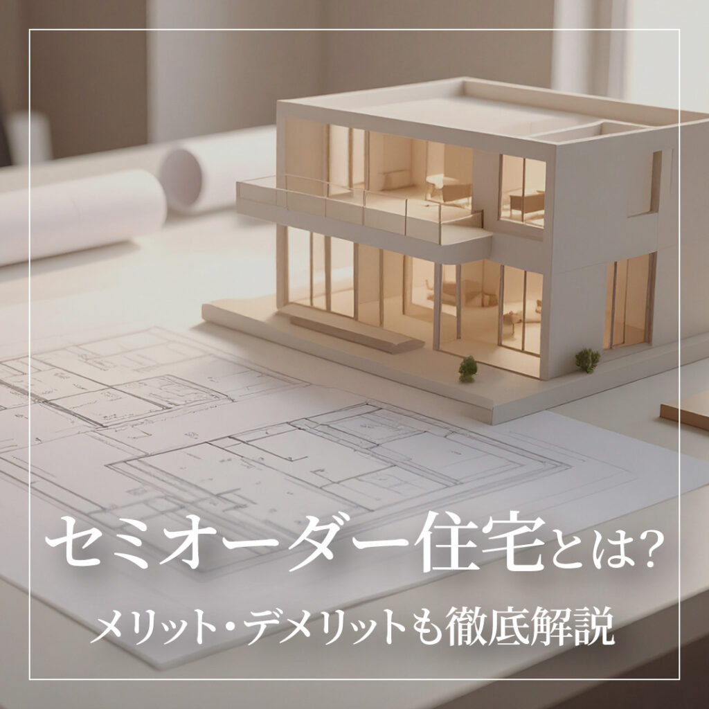 セミオーダー住宅とは？メリット・デメリットも徹底解説